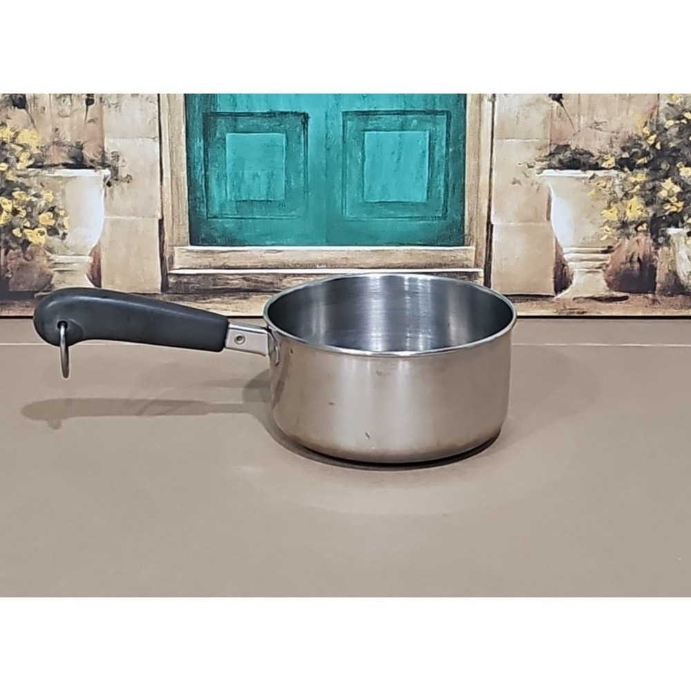 Revere Ware 1 QT Saucepan Stainless Steel Disk Bottom 2011  89A  Korea No Lid